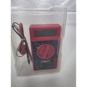 Cen-Tech 7 Function Digital Multimeter Tester Multi-tester AC/DC volt 90899